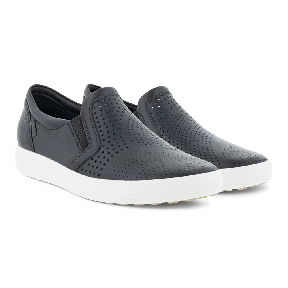 Slip On Mujer - ECCO Soft 7 - Negros - DNC846059